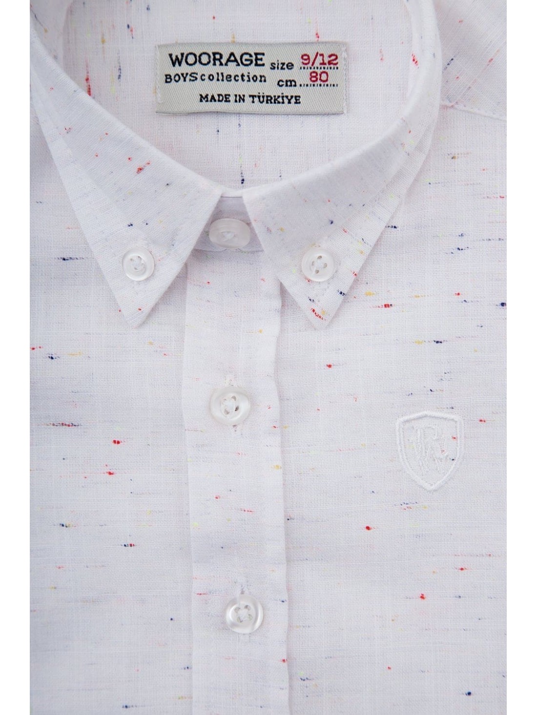 White spotted shirt NDZ3803 - Online store - Boutique